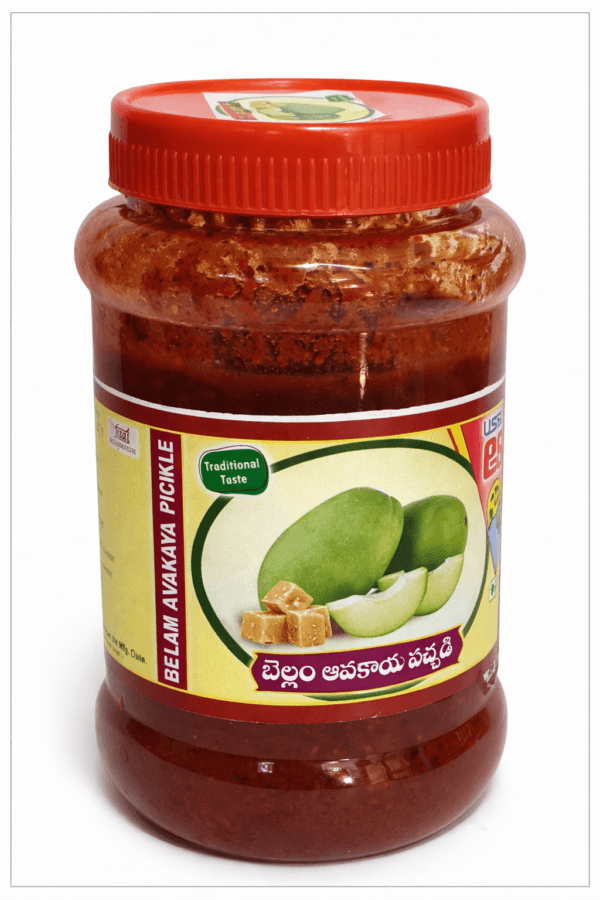 bellam avakaya front Bellam Avakaya Pickle 500 gm