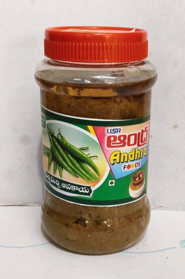 green chilli 3 Green Chilli Pickle 500 gm